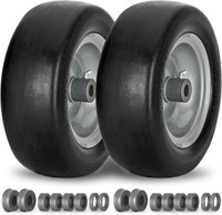 2 PCS 11x4.00-5" Flat Free Lawn Mower Tire