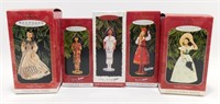 5 Hallmark Keepsake Barbie Christmas Ornaments -