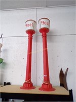Outdoor Vintage Christmas candles (48")