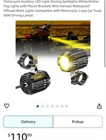 Motorcycle Auxiliary LED Light Driving Spotlights