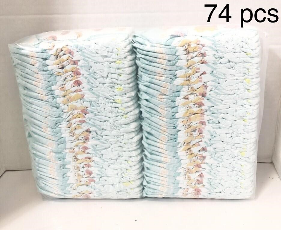 74 Count Pampers Baby Dry Diapers Size 4