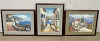 Framed Scenic Oil on Board Paintings