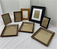 8 glass picture frames small to large