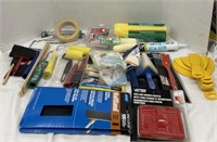 Variety of paint supplies and more