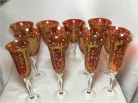 Decorative Holiday Stemware Collection