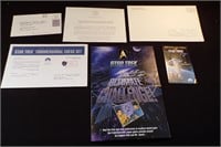 Vingage Frankin Mint Star Trek Chess Set Brochure