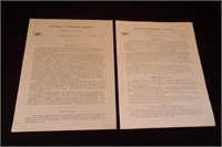 Lot of 2 Franklin Automobile Co.Owners Bulletins.