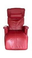 Zero Gravity Red Leather Recliner Chair