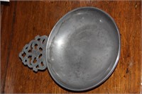 Stede pewter-toned dish