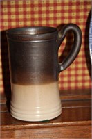 Vintage tall clay mug