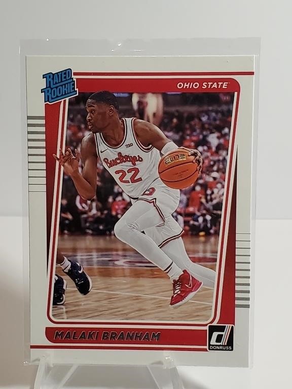 2022 Donruss Rated rookie Malaki Branham RC