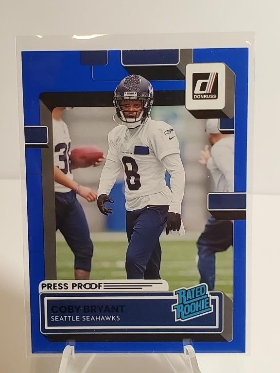 2022 Donruss Rated Rookie Press Proof Blue Coby Br