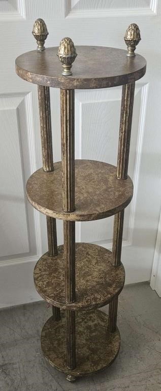 4 tier round shelf