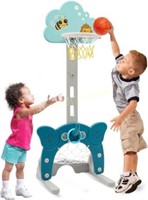 4-in-1 Toddler Basketball Hoop  Adjustable