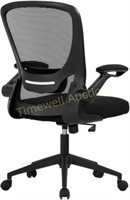 Ergonomic Office Chair  Mesh  Flip-Up Arms