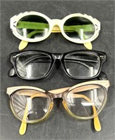 3 Pairs Vintage Women's Eyeglasses
