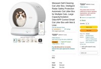 N7531  Meowant Self-Cleaning Cat Litter Box