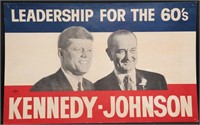 1960 Kennedy-Johnson Political Campaign Litho