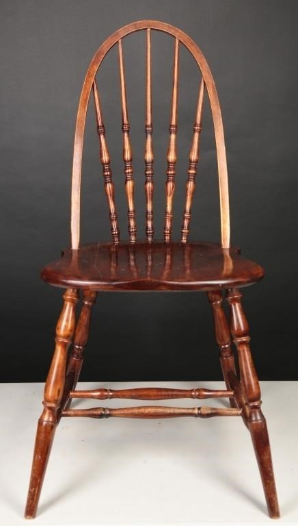 Antique Walnut Windsor Side Chair