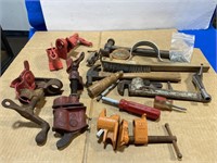 Group of Pipe Clamps Ends & More