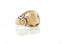 Antique Australian gold signet ring