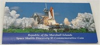 (N) $5 Marshall Island Space Shuttle Discovery