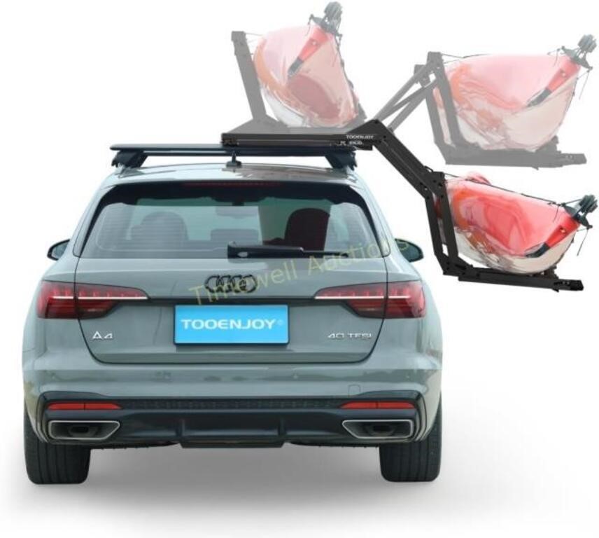 TOOENJOY Elevate Lift Assist Roof Rack  Black