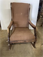 Goose Neck High Back Chair