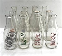 Vintage Milk Glass Bottles