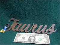 10" Metal "Taurus" Cut Out