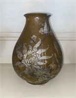 19th C. Chinese Bronze Relief Vase