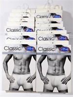 12 New Classic Stretch Men's MEDIUM Boxer Briefs