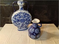 Blue and White Vases