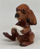 (M) Goebel Dachshund ceramic figure approximately