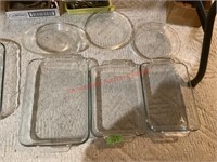 3 Glass Baking & 3 Pie  Dishes