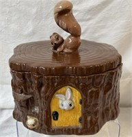 Vintage Squirrel Cook Jar mcm