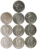 Mixed Eisenhower Dollars (10)