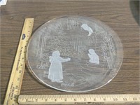 Coca-Cola Glass Serving plate