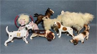 Mini Ceramic Dogs & Other Animals