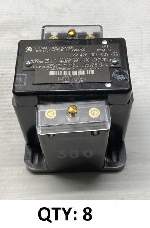 Lot of 8 GE Instrument Transformers - NEW