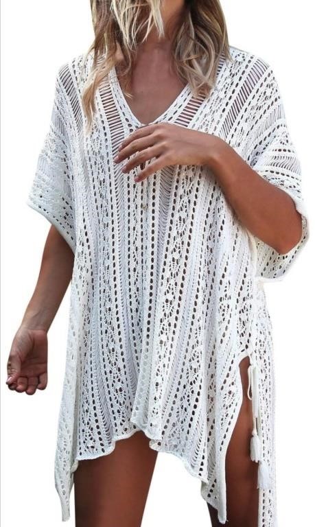 New (One size ) Women's Swimwear Cover Up Crochet
