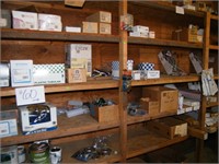 LARGE LOT: 16'X7' SHELVES OF NEW FAUCETS