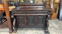 Large Mahogany Empire Sideboard