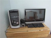 HP computer, monitor & printer