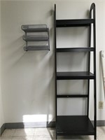 Office shelves and paper rack