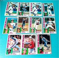 (11) 1984 MONTREAL EXPOS MLB CARDS