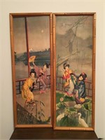 Vintage Art Panels from Singapore