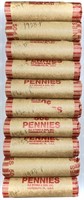 (10) Rolls 1920's Wheat Cent Penny Lot