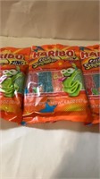 LOT OF 3 HARIBO SOUR STREAMERS 4.5 OZ EACH
