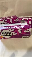 LOT OF 6 GOOD AND PLENTY LICORICE CANDY 6 OZ EACH